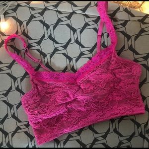 Gilly Hicks pink lace bralette